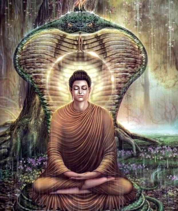 六欲天的天主——魔王波旬,得知菩萨在菩提树下即将成就佛果,便陷入极