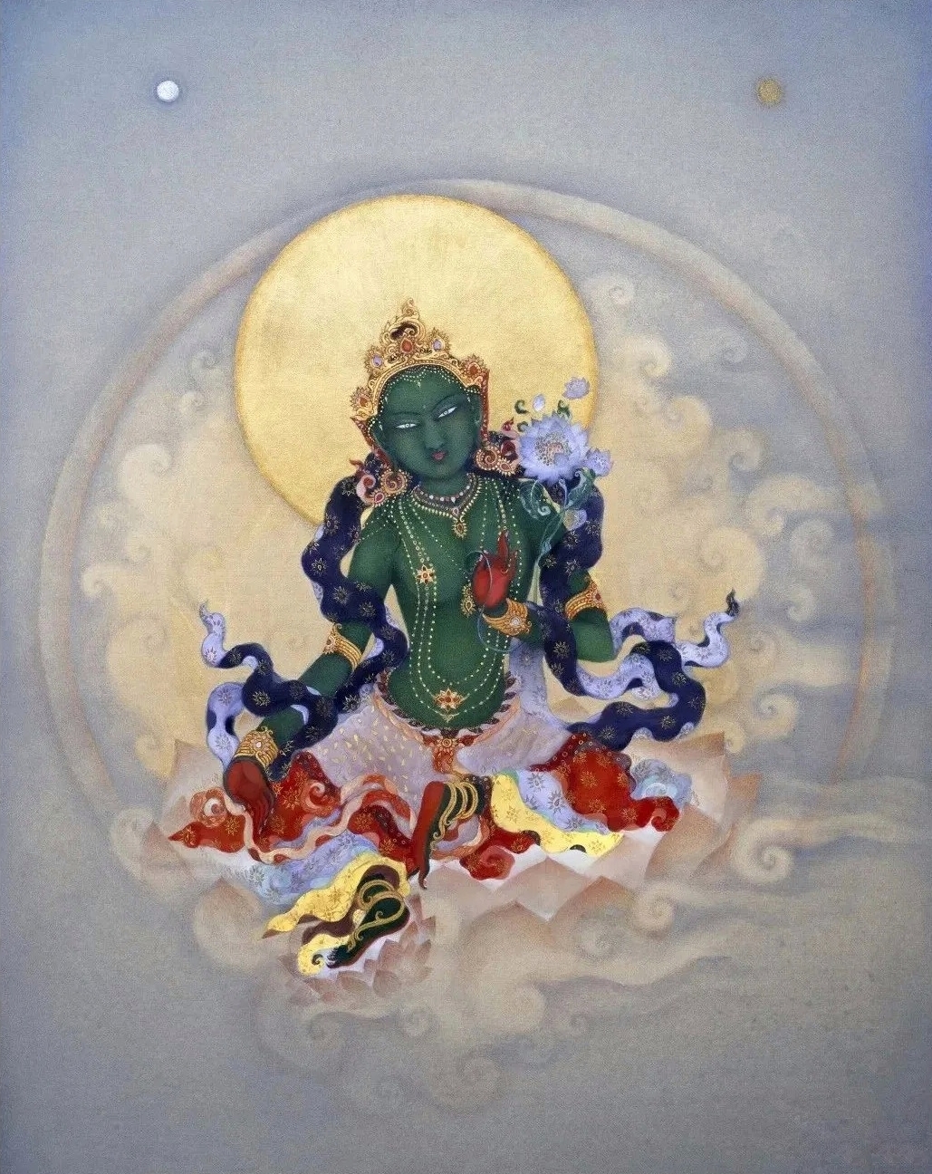 又一次,阿底峡尊者前去转绕降魔窣都,也从两个妇人那里听闻了菩提心法